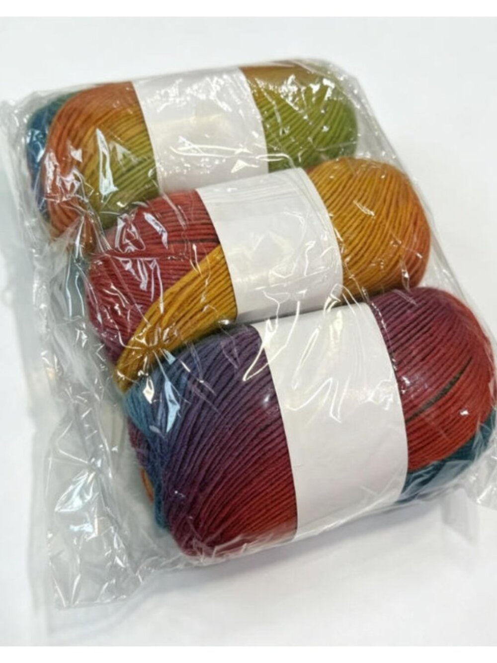 Gradient Color Cake Yarn Multicolor Knitting Crochet Yarn for DIY Craft - Picture 3 of 5